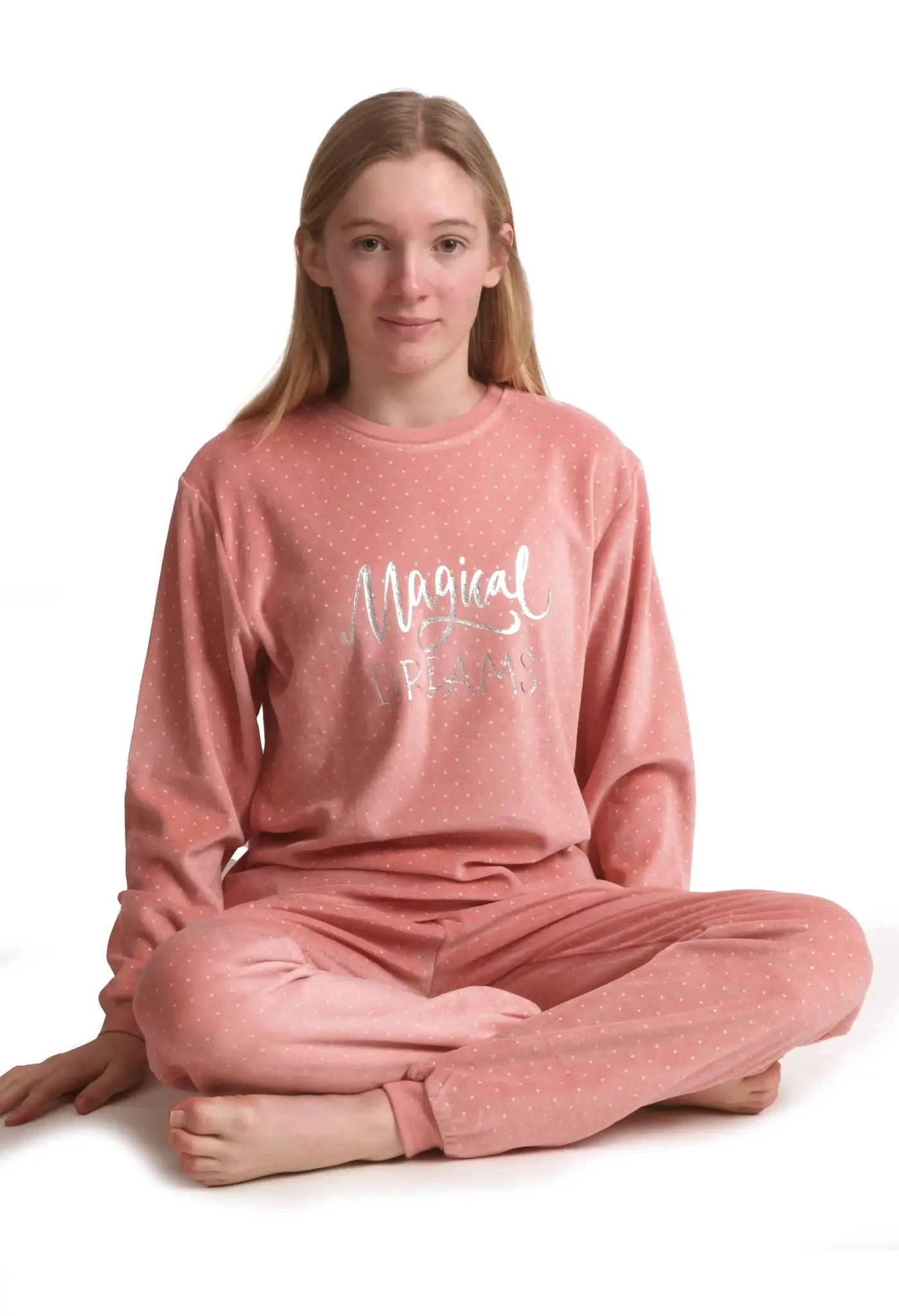 Arend Cocodream velours meisjes pyjama - Magical Dreams