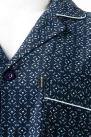 Arend Gentlemen flanellen heren pyjama - Geruwd