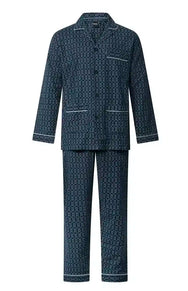 Arend Gentlemen flanellen heren pyjama - Geruwd