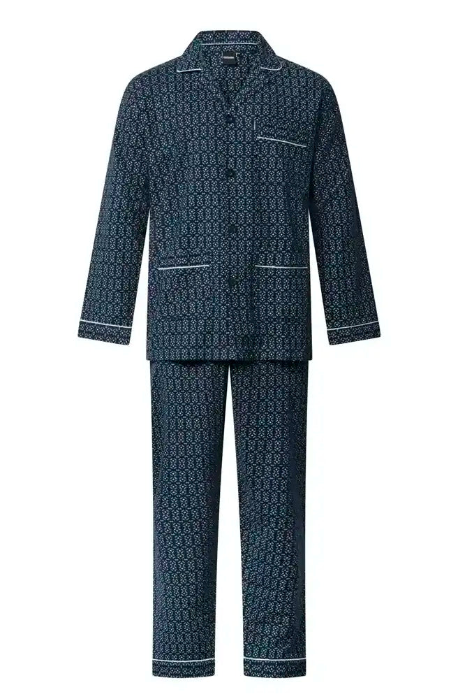 Arend Gentlemen flanellen heren pyjama - Geruwd