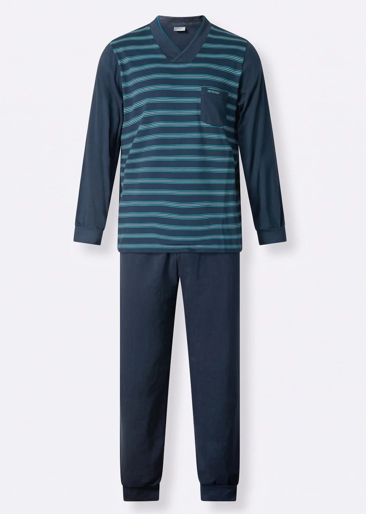 Arend Gentlemen heren pyjama Warme Dikke Tricot - Double jersey