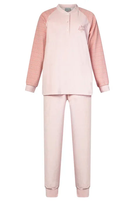 Arend Lunatex badstof dames pyjama - Classic Winter