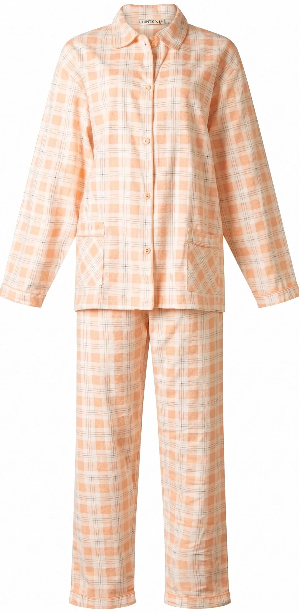 Arend Lunatex flanel dames pyjama - lange mouwen - Old School