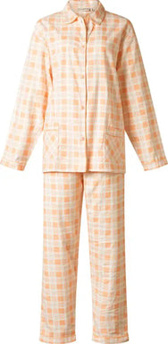 Arend Lunatex flanel dames pyjama - lange mouwen - Old School