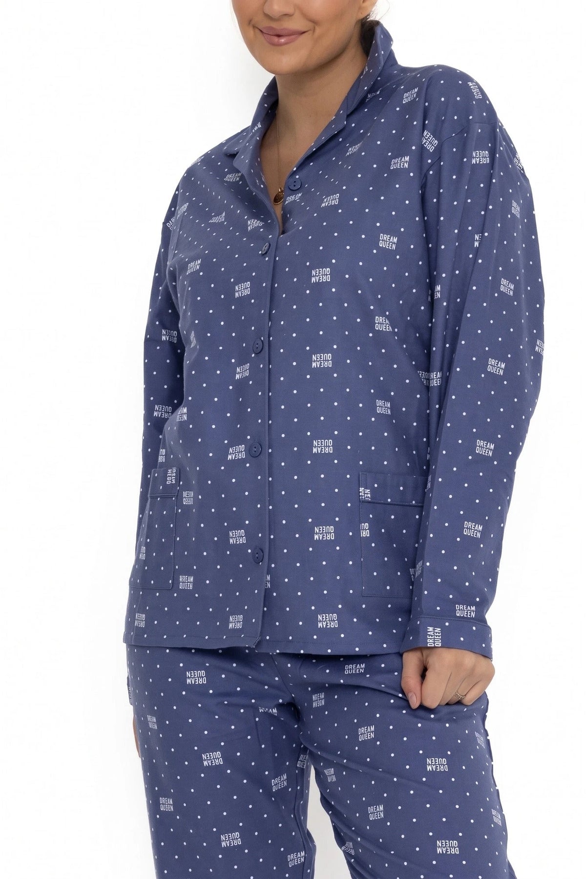 Arend Lunatex flanellen pyjama dames - Dream Queen