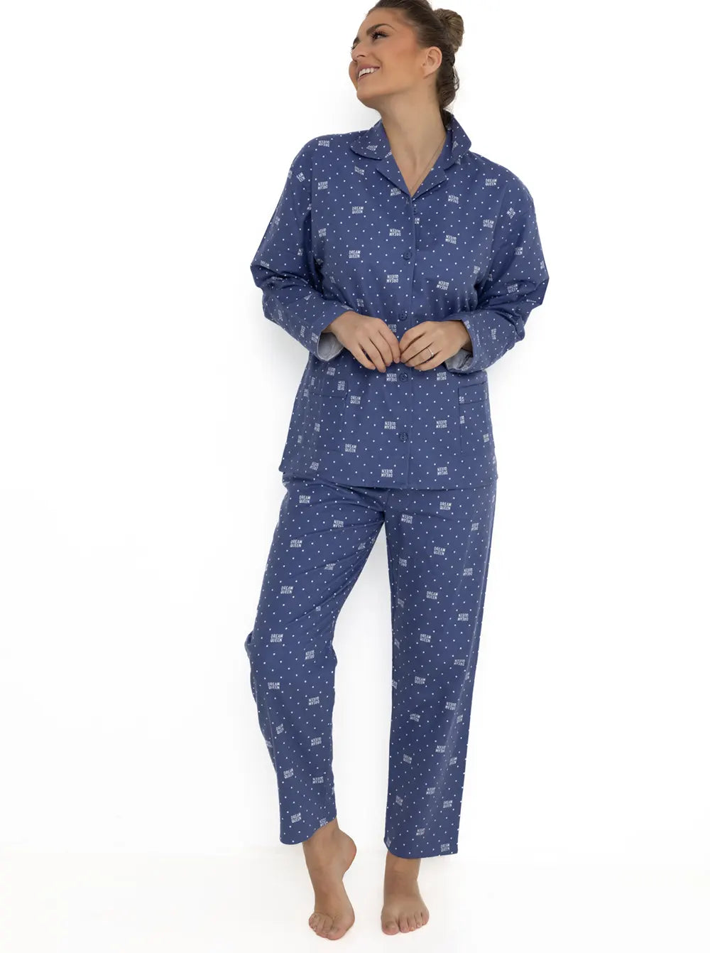 Arend Lunatex flanellen pyjama dames - Dream Queen