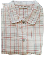 Arend Lunatex flanellen pyjama dames - Ruit