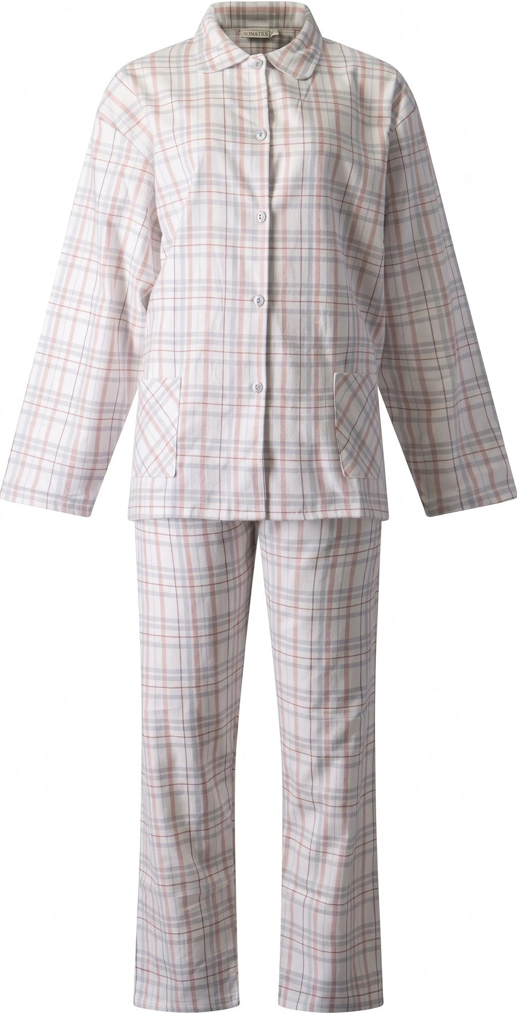 Arend Lunatex flanellen pyjama dames - Ruit