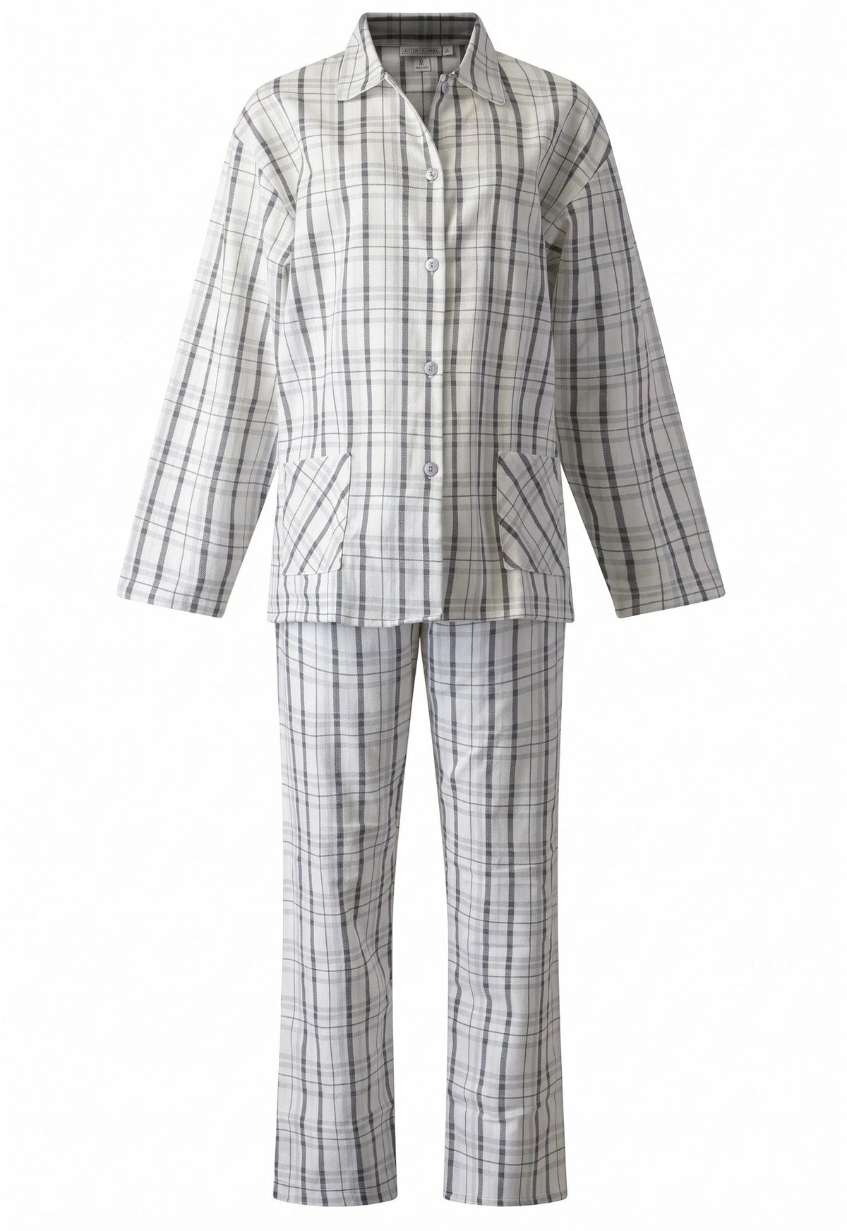Arend Lunatex flanellen pyjama dames - Ruit