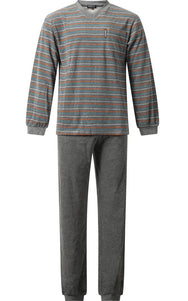 Arend Outfitter Badstof heren pyjama - Winter streep