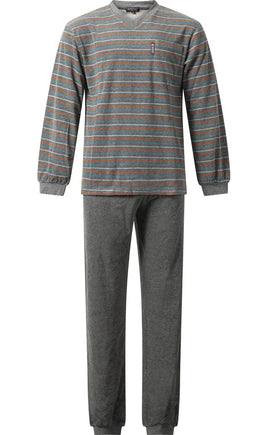 Arend Outfitter Badstof heren pyjama - Winter streep