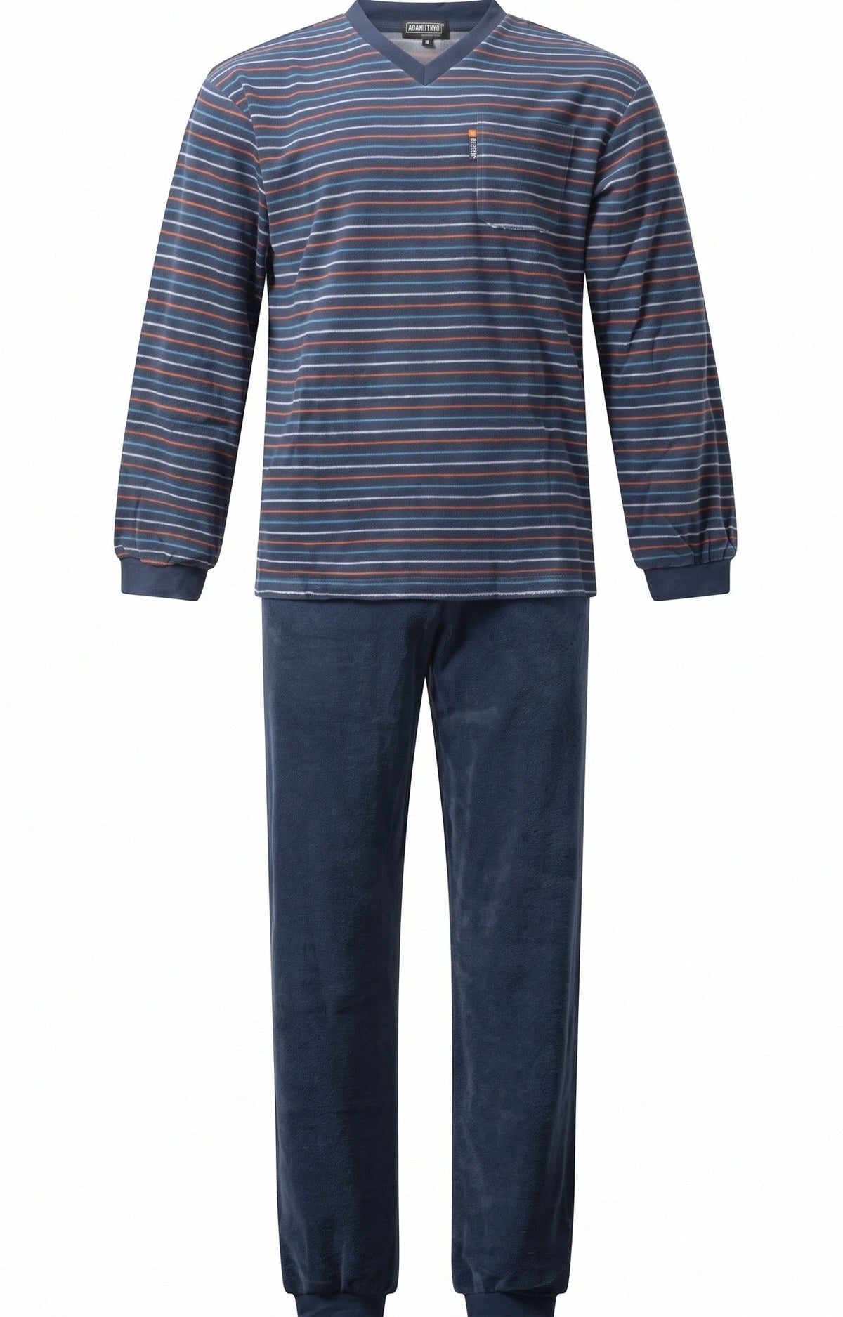 Arend Outfitter Badstof heren pyjama - Winter streep