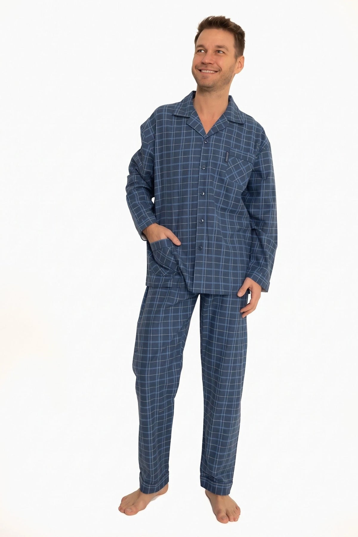 Arend Outfitter flanellen heren pyjama - Ruit