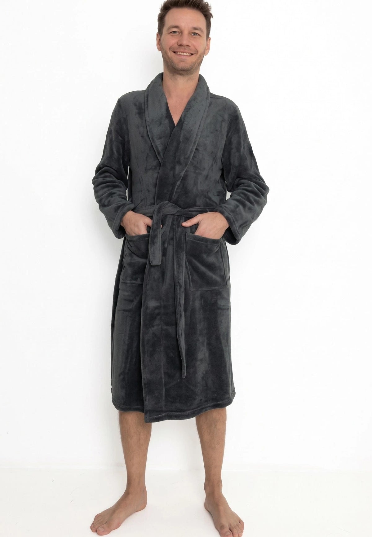 Arend Outfitter heren Fleece Badjas - Winter
