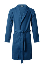 Arend Outfitter heren wafel badjas - Blue colors