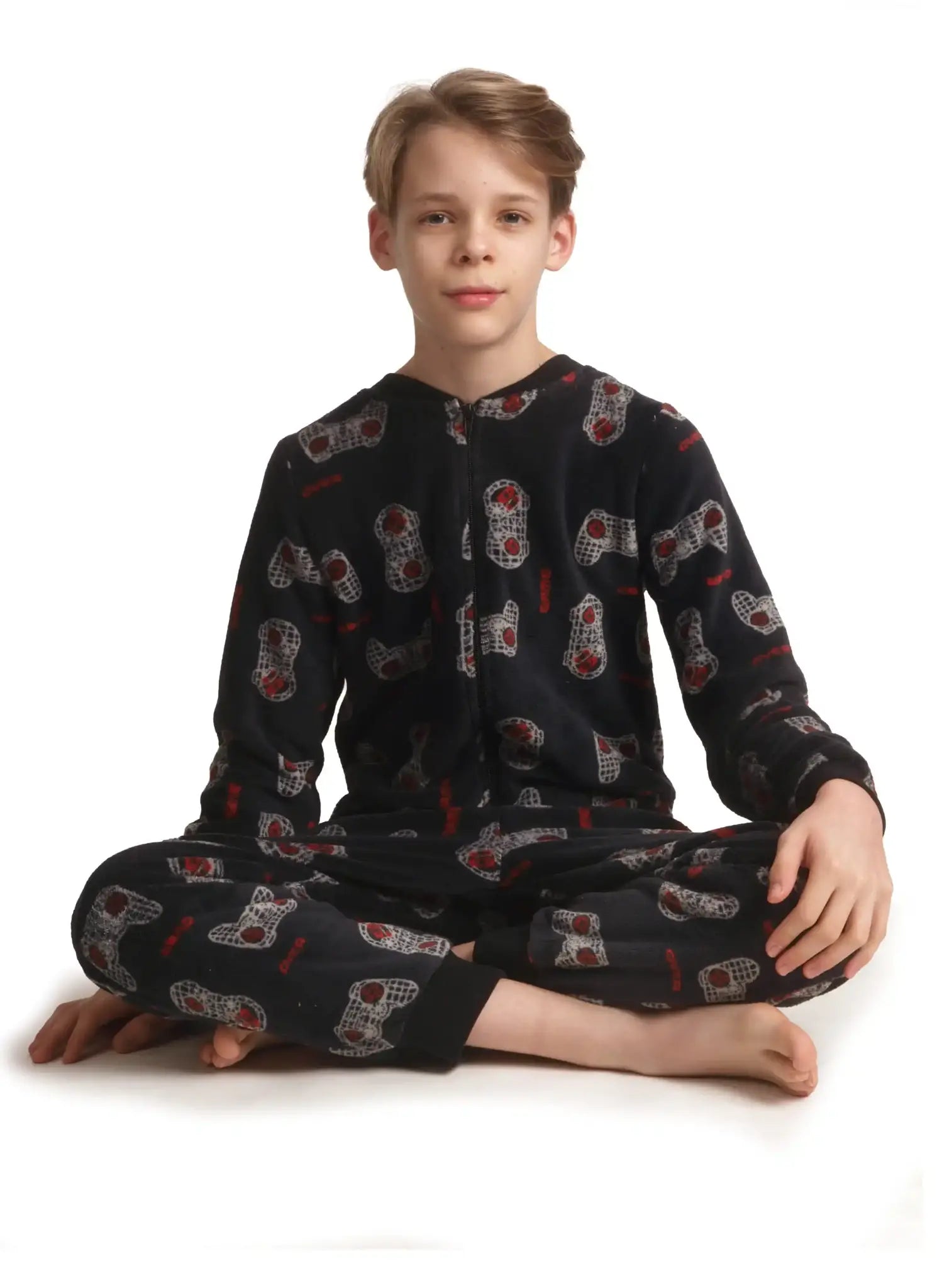 Arend Outfitter velours jongens onesie - Game
