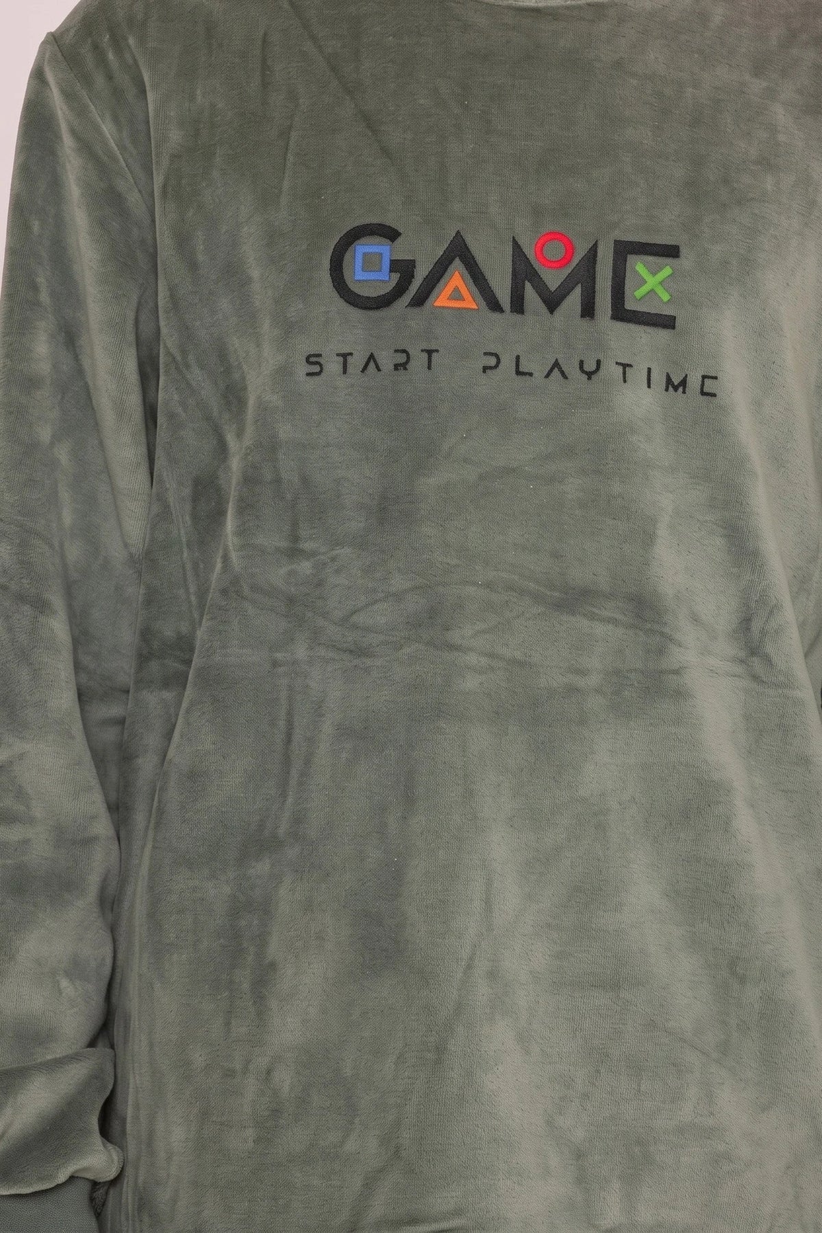 Arend Outfitter velours jongens pyjama - Game time