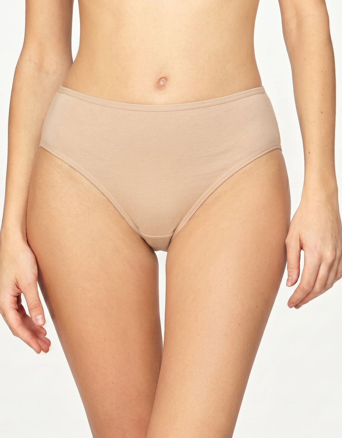Huidskleur | voor | Vooraanzicht, huidskleur – Avet heup slip dames microfiber 3290
