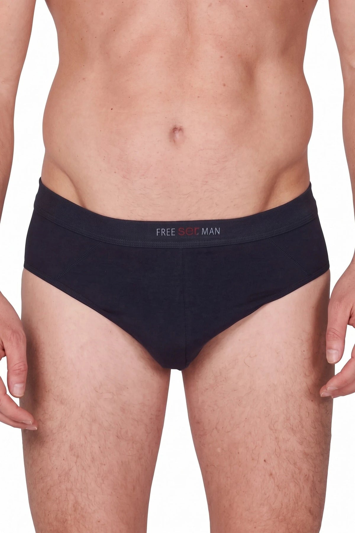 Donkerblauw | voor | Set Underwear Freeman heren slip 13070, donkerblauw, vooraanzicht