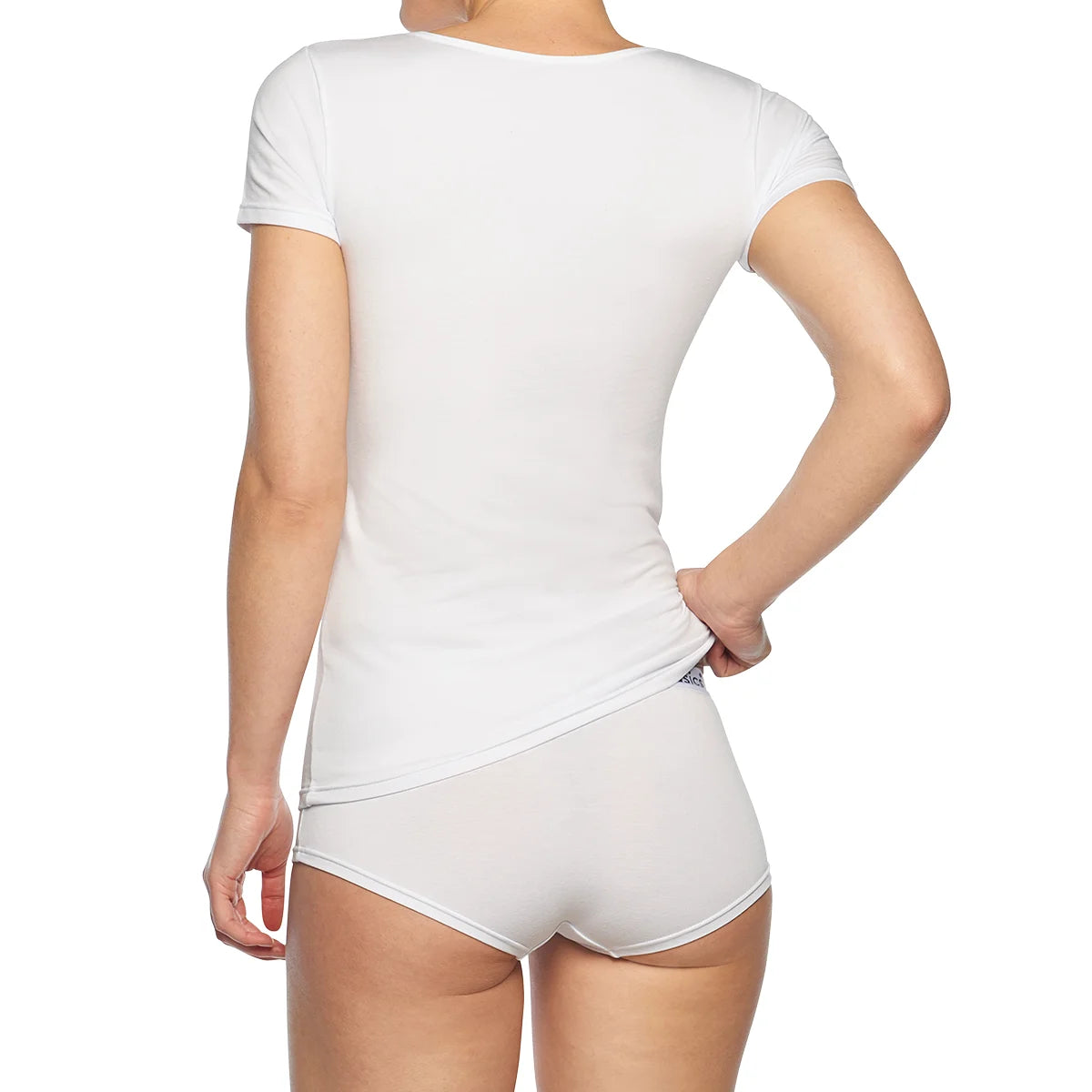 Bamboobasics Bamboo Basics 2-pak bamboe ondershirts dames - Korte mouw - Kate