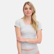 Bamboobasics Bamboo Basics 2-pak bamboe ondershirts dames - Korte mouw - Kate