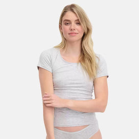 Bamboobasics Bamboo Basics 2-pak bamboe ondershirts dames - Korte mouw - Kate