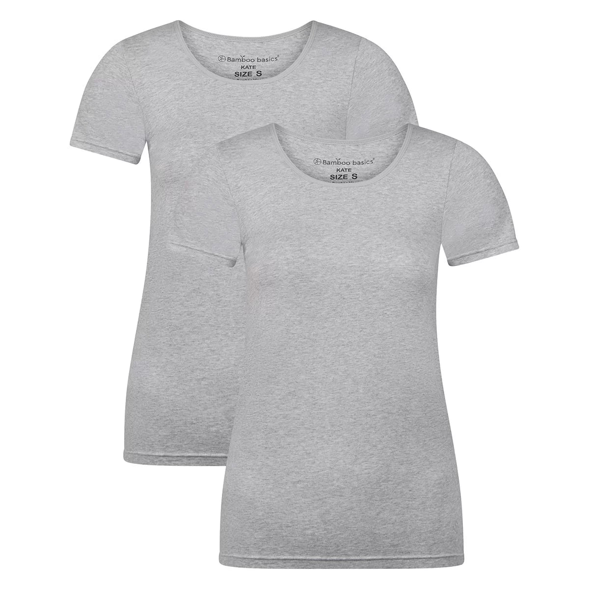 Bamboobasics Bamboo Basics 2-pak bamboe ondershirts dames - Korte mouw - Kate