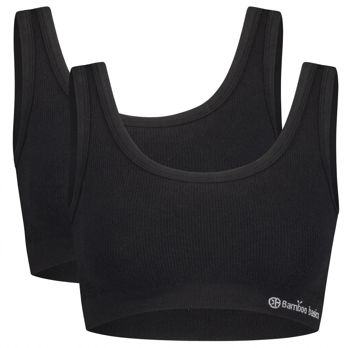 Bamboobasics Bamboo Basics 2-pak bh zonder sluiting - Ruby