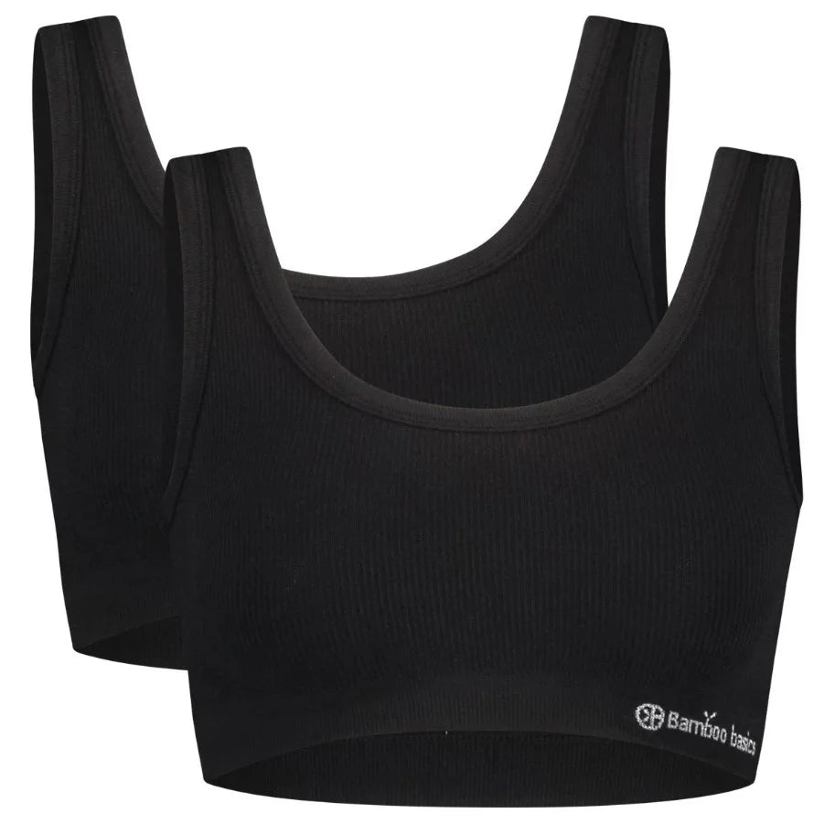 Bamboobasics Bamboo Basics 2-pak bh zonder sluiting - Ruby
