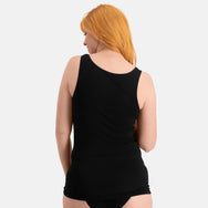 Bamboobasics Bamboo Basics 2-pak Extra lange hemden dames - brede band - Anna