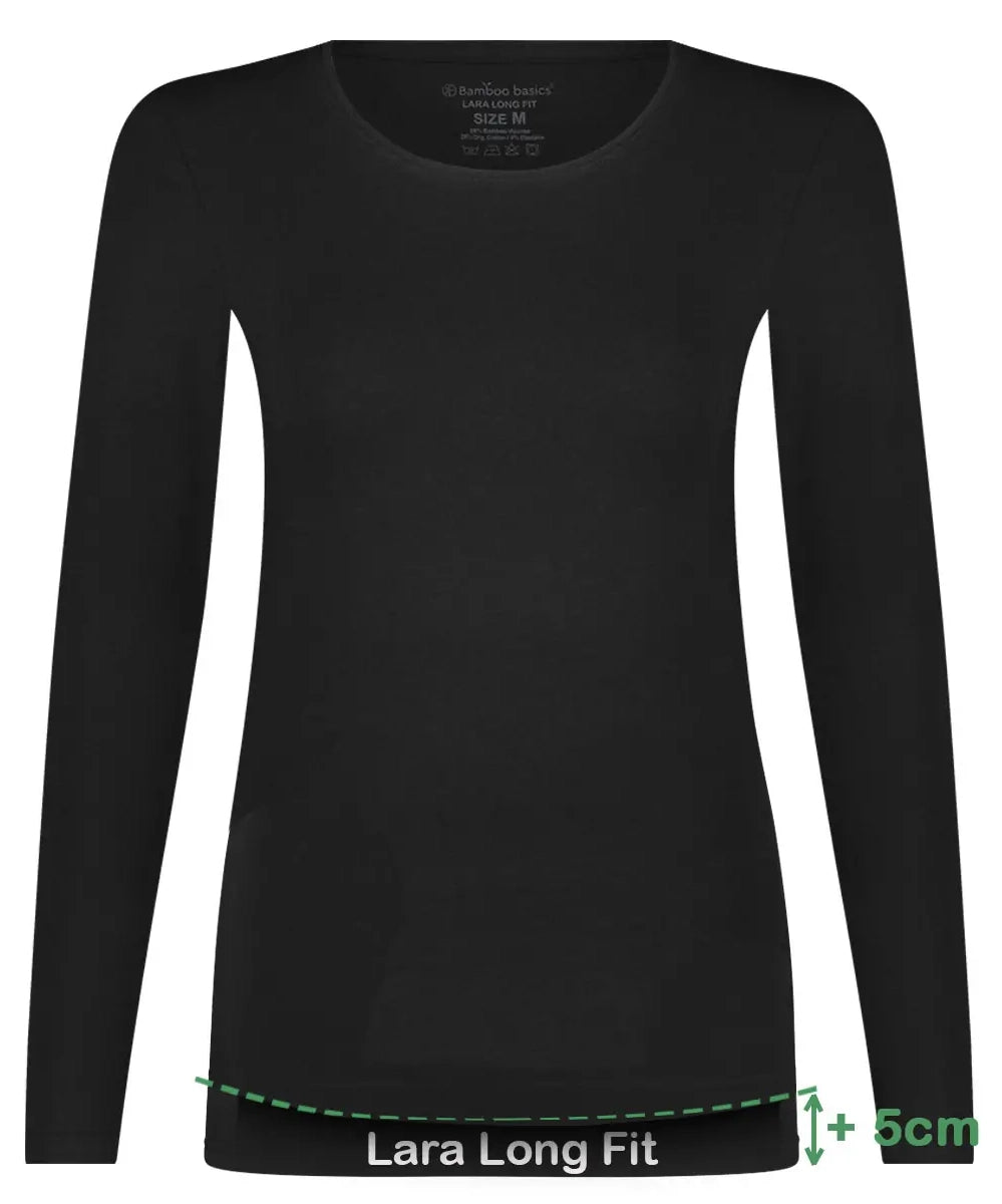 Bamboobasics Bamboo Basics 2-pak Extra lange shirts Lange mouw - Lara