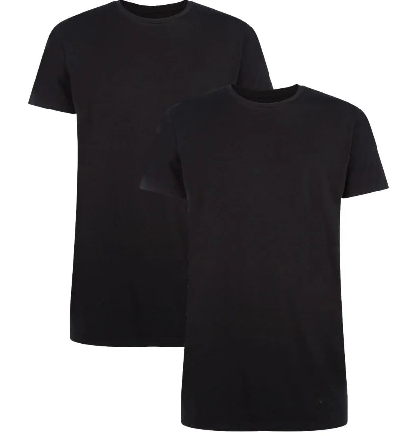 Bamboobasics Bamboo Basics 2-pak Extra Lange T-shirts heren - Ruben