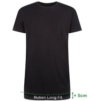 Bamboobasics Bamboo Basics 2-pak Extra Lange T-shirts heren - Ruben