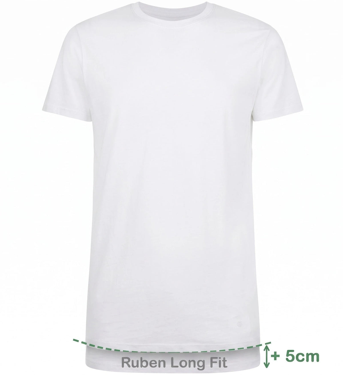 Bamboobasics Bamboo Basics 2-pak Extra Lange T-shirts heren - Ruben