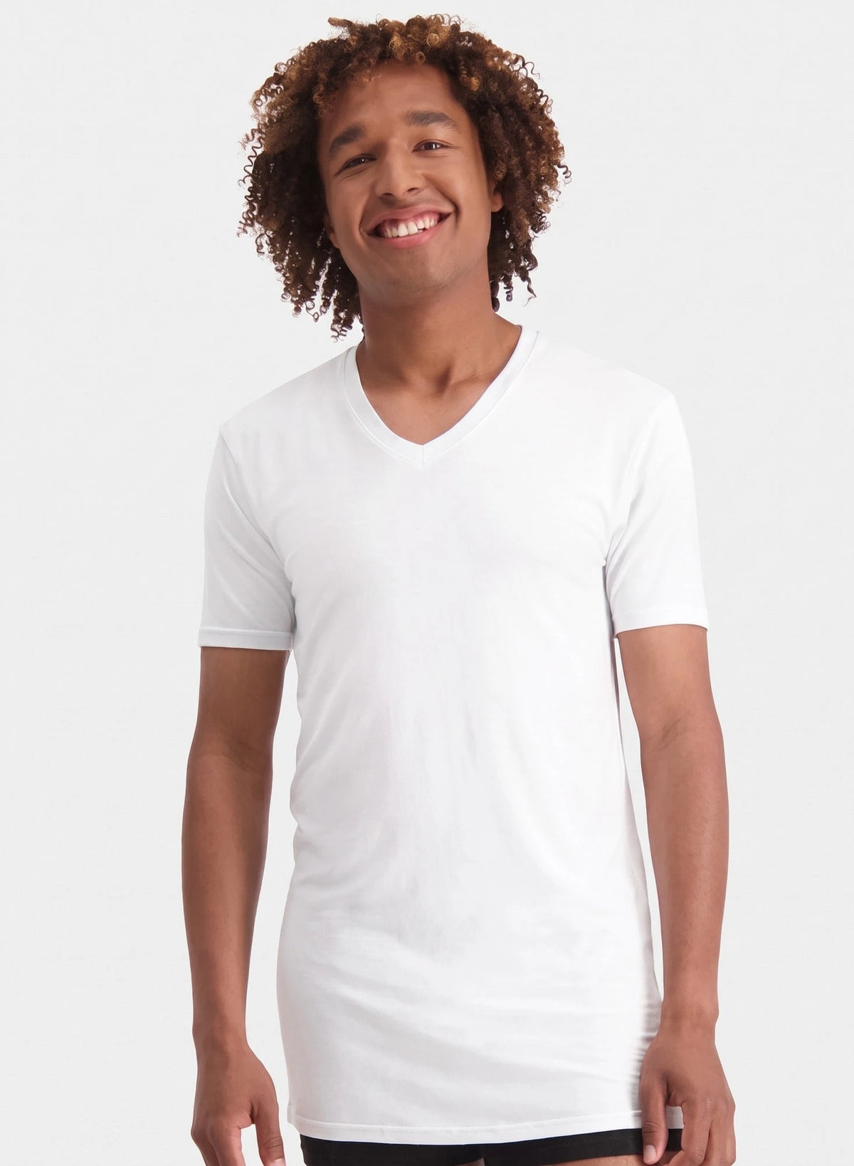 Bamboobasics Bamboo Basics 2-pak - Extra lange T-shirts v-hals