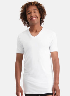 Bamboobasics Bamboo Basics 2-pak - Extra lange T-shirts v-hals