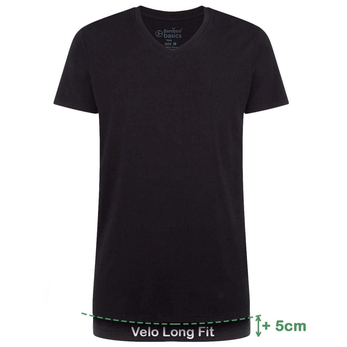 Bamboobasics Bamboo Basics 2-pak - Extra lange T-shirts v-hals