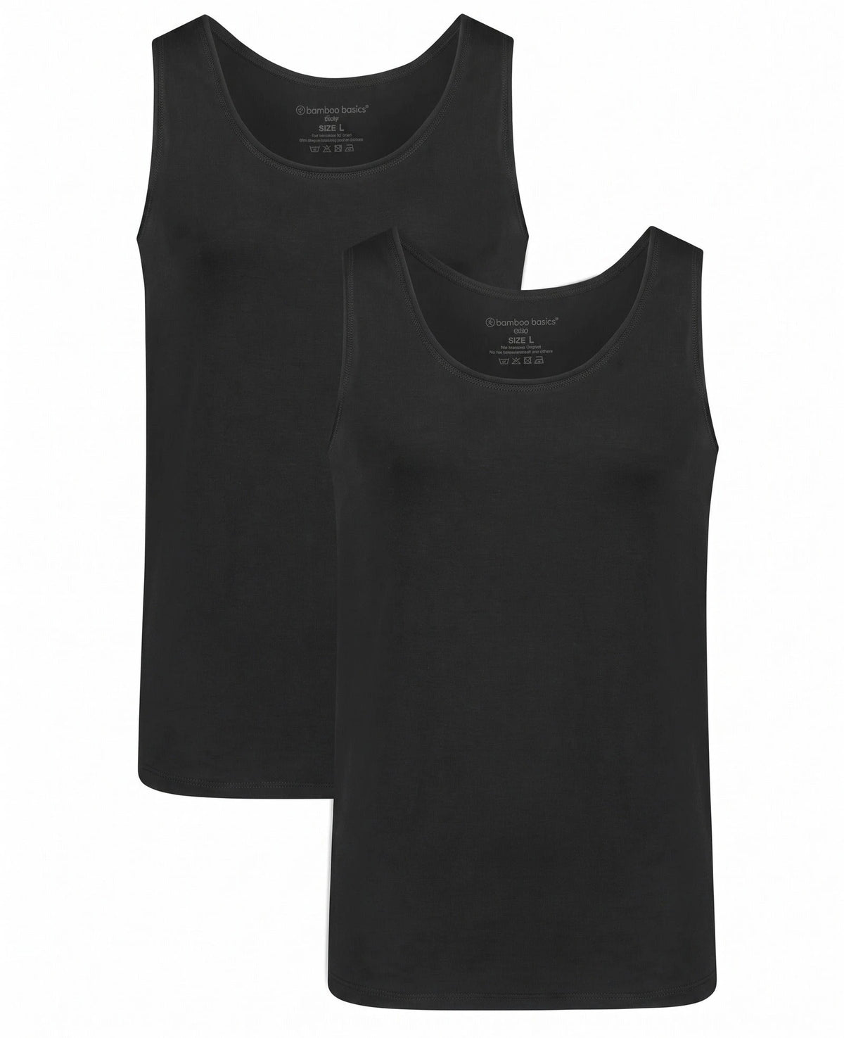 Bamboobasics Bamboo Basics 2-pak hemd ronde hals - Stef