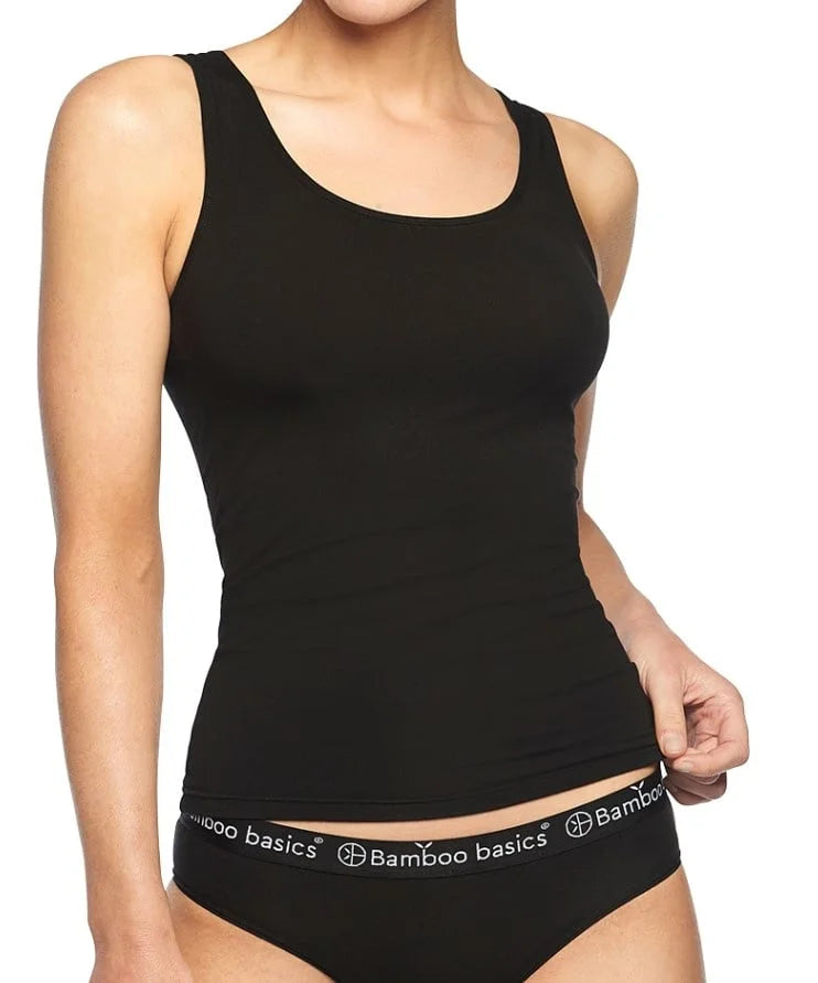 Bamboobasics Bamboo Basics 2-pak hemden dames - brede band - Anna