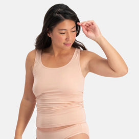 Bamboobasics Bamboo Basics 2-pak hemden dames - brede band - Anna