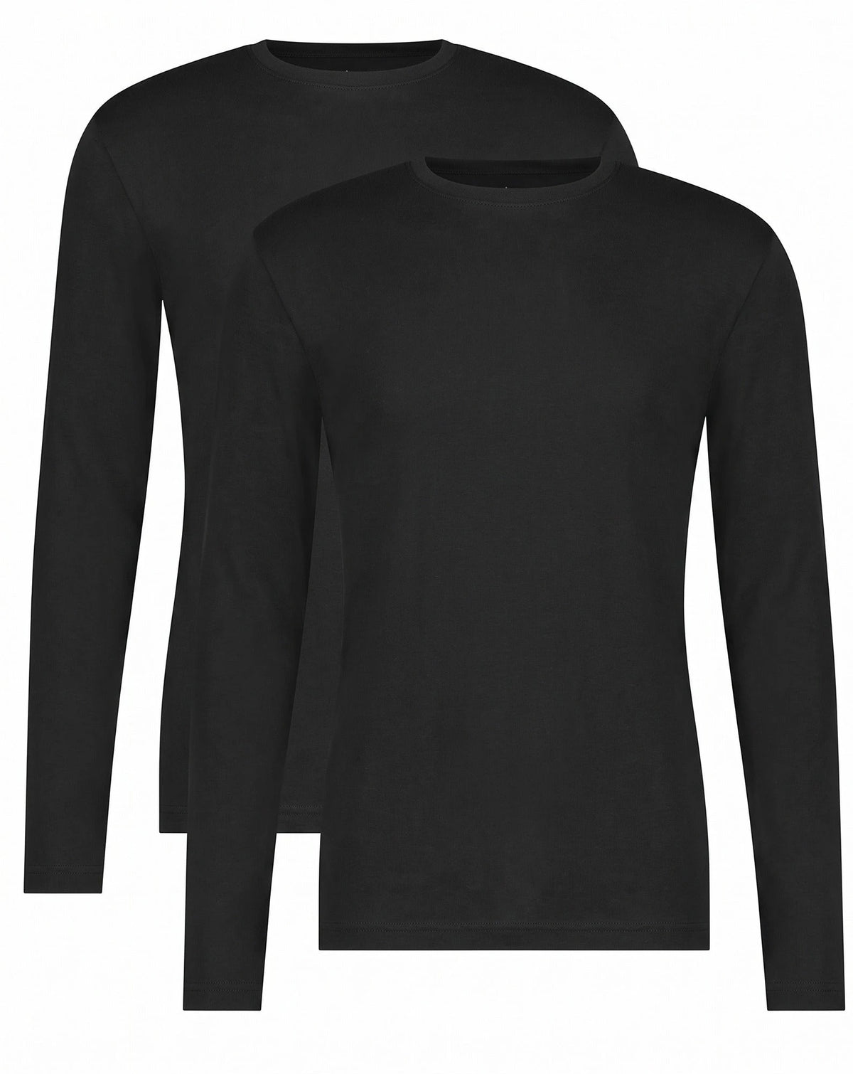 Bamboobasics Bamboo Basics 2-pak heren ondershirts lange mouw - Ralph
