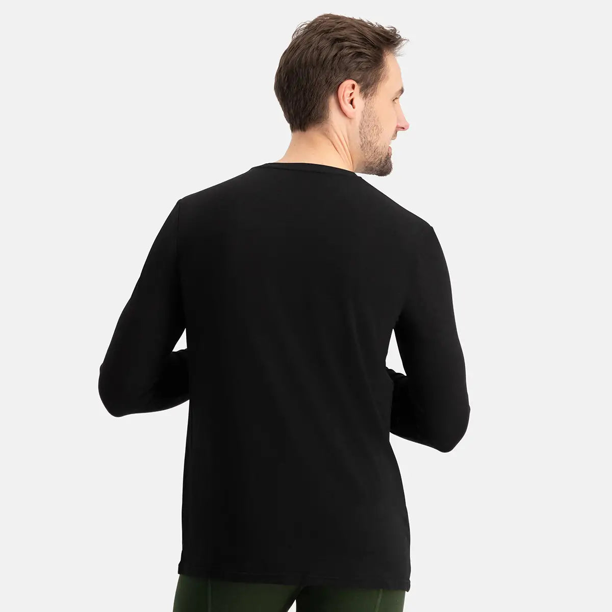 Bamboobasics Bamboo Basics 2-pak heren ondershirts lange mouw - Ralph