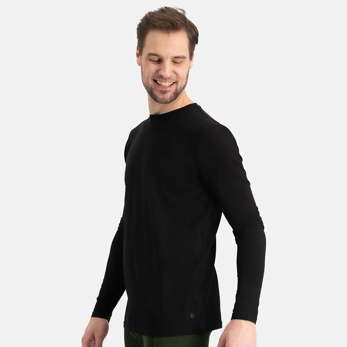 Bamboobasics Bamboo Basics 2-pak heren ondershirts lange mouw - Ralph