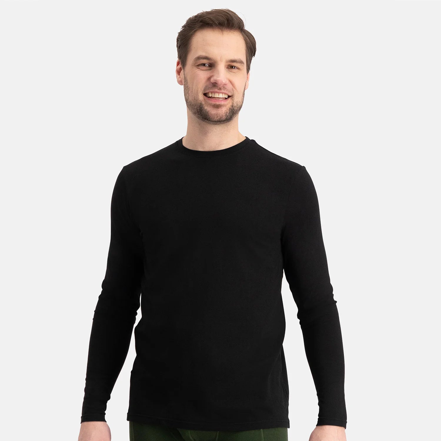 Bamboobasics Bamboo Basics 2-pak heren ondershirts lange mouw - Ralph