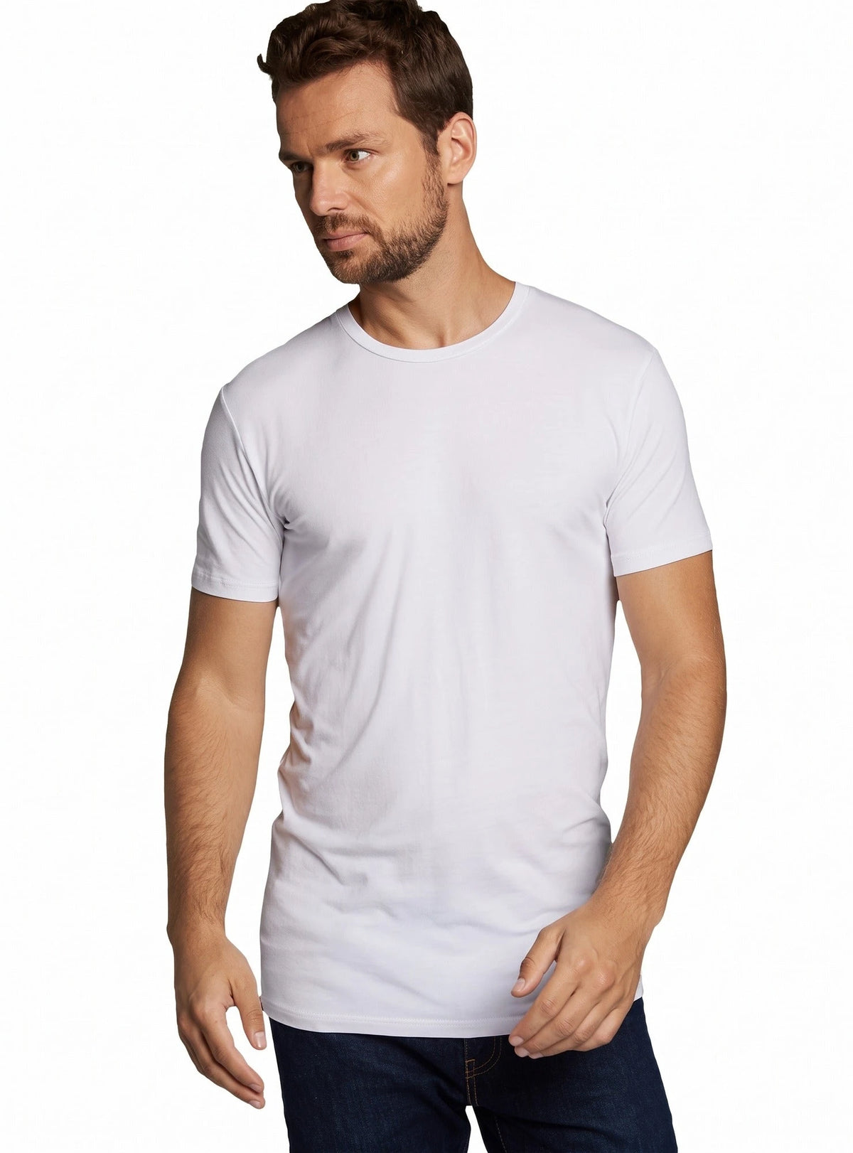 Bamboobasics Bamboo Basics 2-pak heren T-shirts ronde hals - Ruben