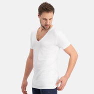 Bamboobasics Bamboo Basics 2-pak heren T-shirts V-hals - slim fit - Vigo