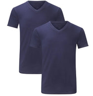 Bamboobasics Bamboo Basics 2-pak heren T-shirts V-hals - Velo