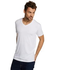 Bamboobasics Bamboo Basics 2-pak heren T-shirts V-hals - Velo