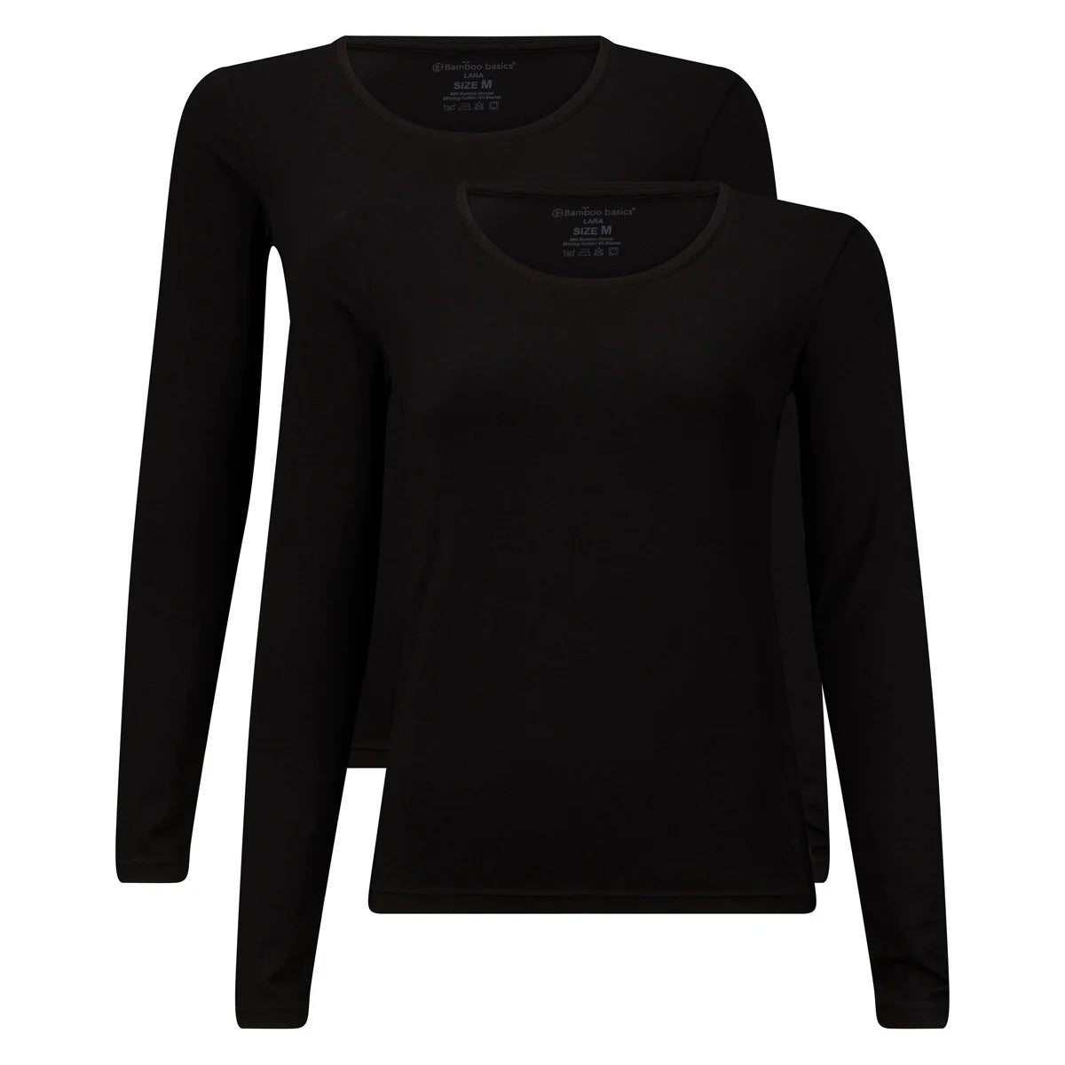 Bamboobasics Bamboo Basics 2-pak shirts dames - Lange Mouw - Lara