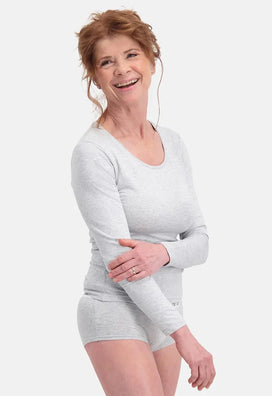 Bamboobasics Bamboo Basics 2-pak shirts dames - Lange Mouw - Lara